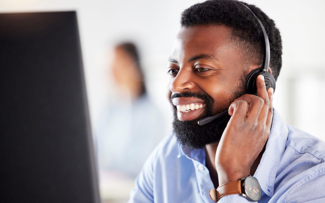 Male Insurance Call Center Agent