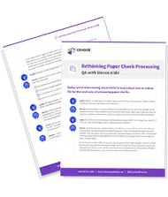 Rethinking Paper Check Processing